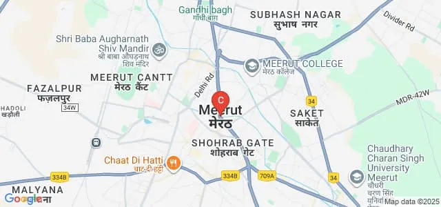 Pt Sujan Singh Degree College, Meerut Map