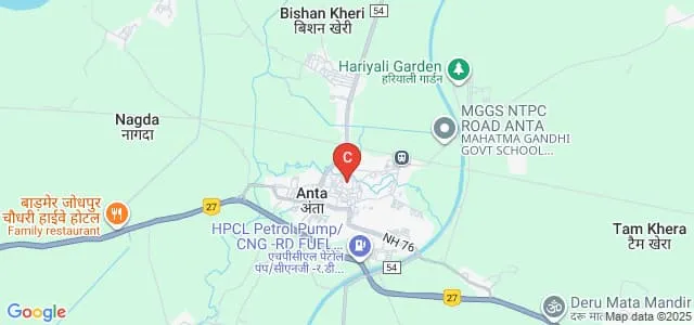 Government College, Antah Map