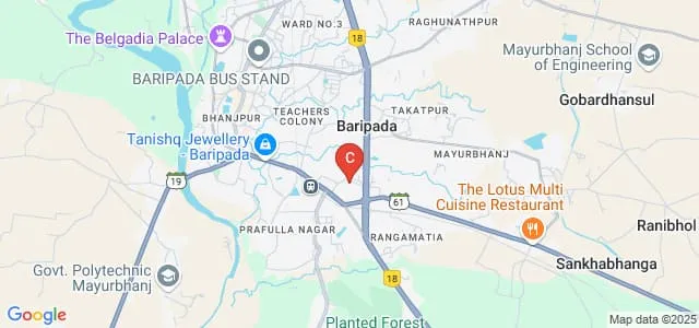 Prince College of Science, Baripada Map