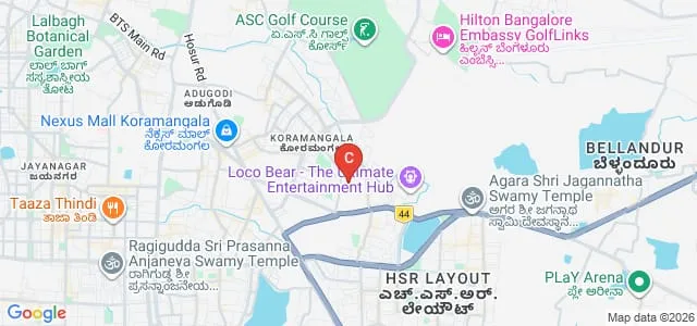 Narsee Monjee Institute of Management Studies, Bangalore Map