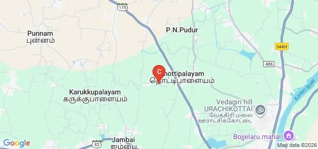 SSM College of Physiotherapy, Erode Map