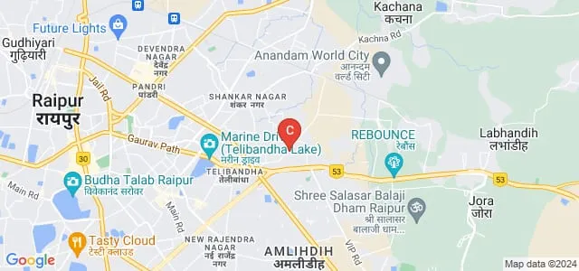 Aakanksha Lions School for Mentally Handicapped, Raipur Map