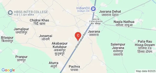 LR Degree College, Firozabad Map