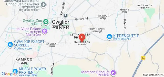 Shri Ramnath Singh Homeopathic Medical College and Hospital, Bhind Map