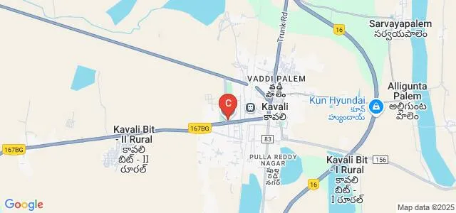 Parvatha Reddy Babul Reddy Visvodaya Institute of Technology and Science, Nellore Map