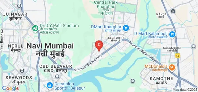 Dr GD Pol Foundation YMT Ayurvedic Medical College and Hospital PG Institute, Navi Mumbai Map