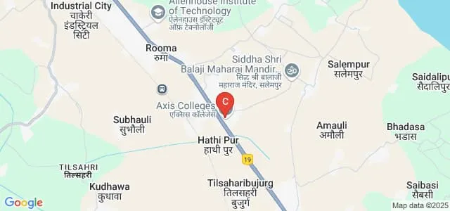 Axis Institute of Higher Education, Kanpur Map