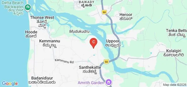 Milagres College, Udupi Map