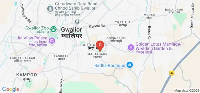 School of Studies in Pharmaceutical Sciences, Jiwaji University, Gwalior Map