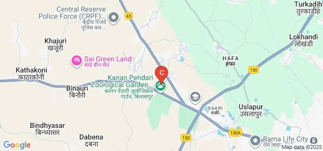 College of IT and Applied Social Sciences, Bilaspur Map