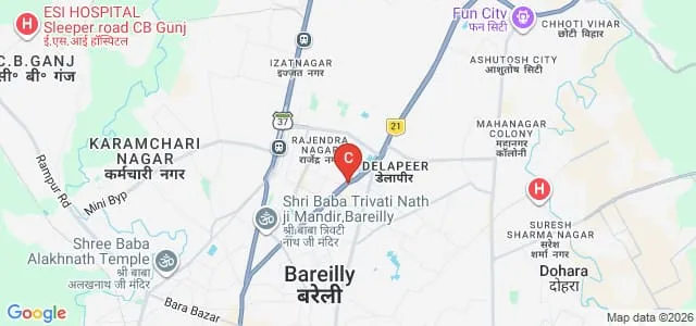 Rajshree Teachers Training Institute, Bareilly Map