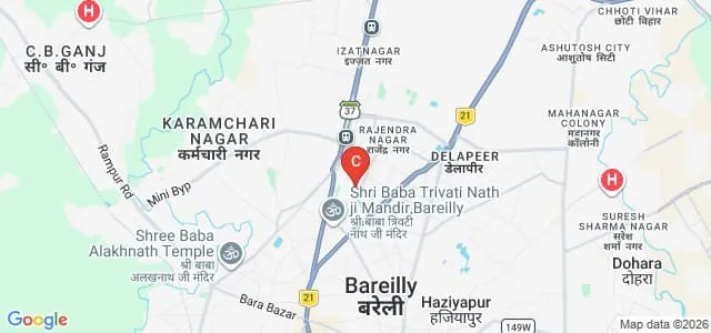 RK Institute of Pharmacy, Bareilly Map