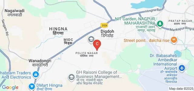 Priyadarshini College of Engineering, Nagpur Map
