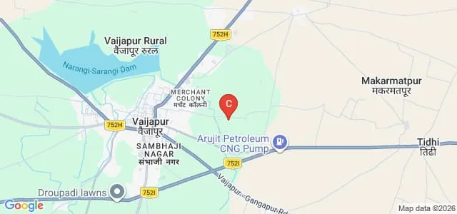 Anand College of Homeopathy, Vaijapur Map