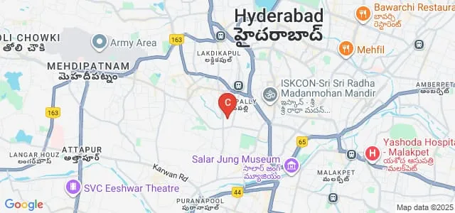 Deccan College of Engineering and Technology, Hyderabad Map