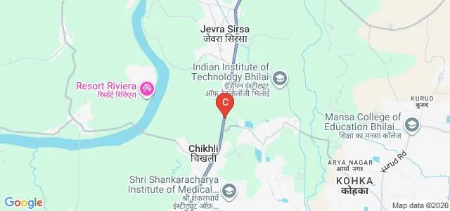 Shri Shankaracharya Institute of Engineering and Technology, Durg Map