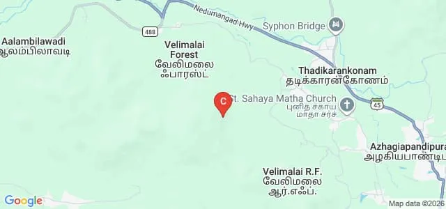 Ruben College of Education, Thadikkarankonam Map