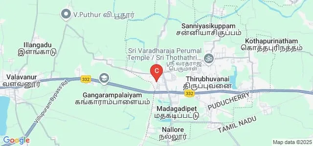 Manakula Vinayagar Institute of Technology, Puducherry Map