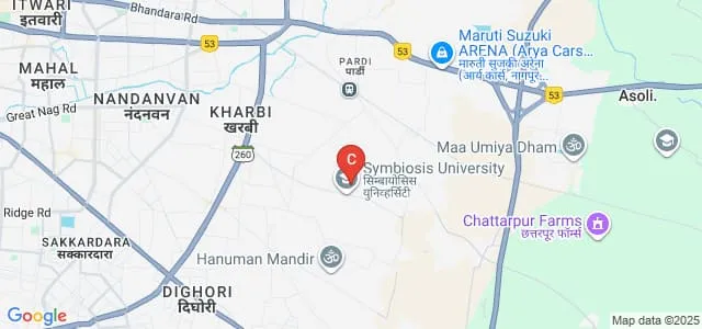 Symbiosis Institute of Business Management, Nagpur Map