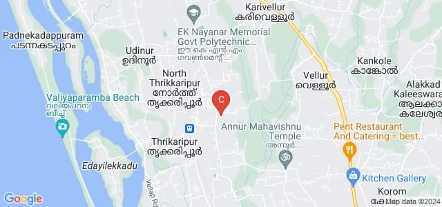 Rajiv Gandhi Institute of Speech and Hearing, Kasaragod Map