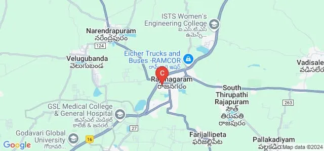 Divya Institute of Education and Training College, East Godavari Map