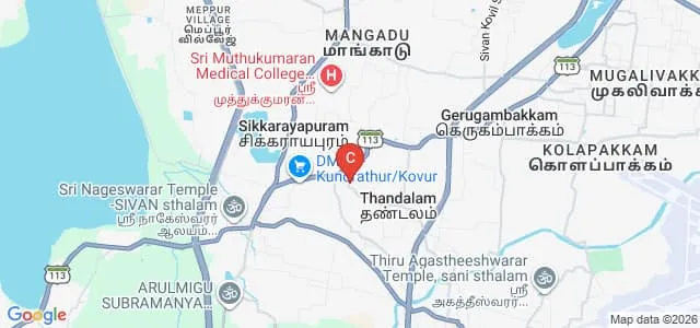 Madha Medical College and Research Institute, Chennai Map