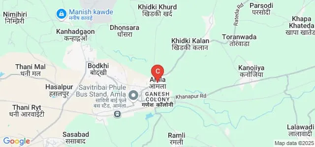 Dr BR Ambedkar Government Degree College, Amla Map