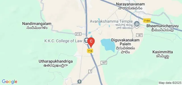 KKC College of Law, Puttur Map