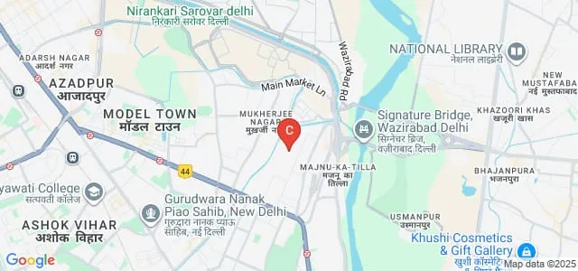 Institute of Nuclear Medicine and Allied Sciences, New Delhi Map