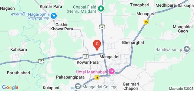 Mangaldai Commerce College, Mangaldai Map