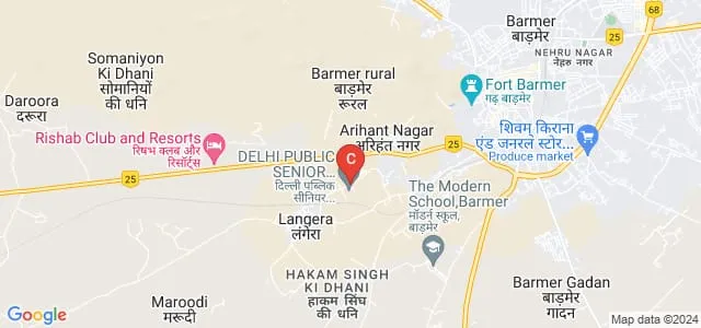 Mahesh Teachers Training College, Barmer Map