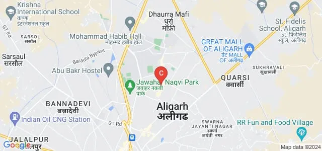 Dharma Samaj College, Aligarh Map
