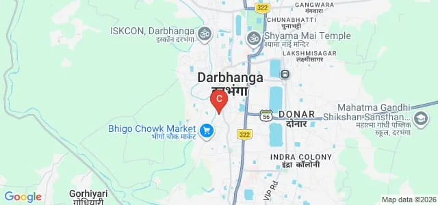 CM College, Darbhanga Map