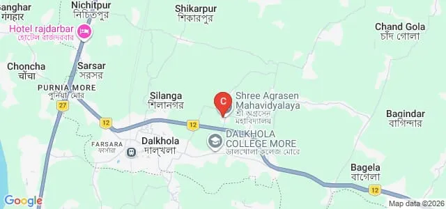 Shree Agrasen Mahavidyalaya, Uttar Dinajpur Map
