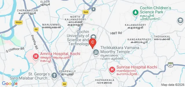 School of Legal Studies, Cochin University of Science and Technology, Kochi Map