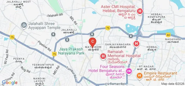 Ramaiah Institute of Business Studies, Bangalore Map