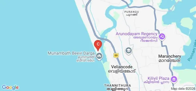 MI Training College, Puthuponnani Map