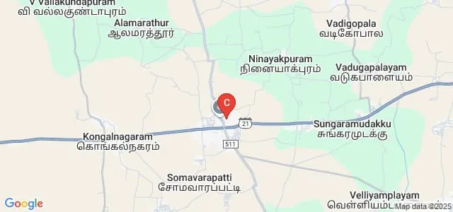 NV Polytechnic College, Udumalpet Map