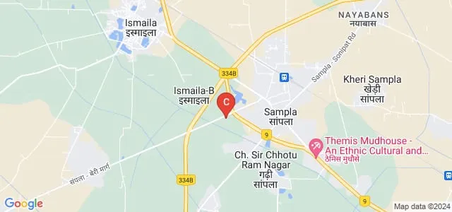 Sir Chhotu Ram Government College for Women, Sampla Map