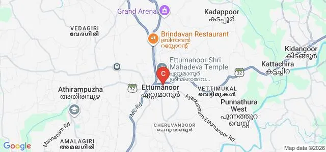 Ettumanoorappan College, Kottayam Map