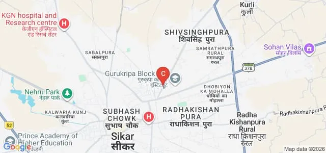Choudhary Charan Singh TT College, Sikar Map