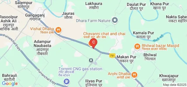 MDKP College of Law, Barabanki Map