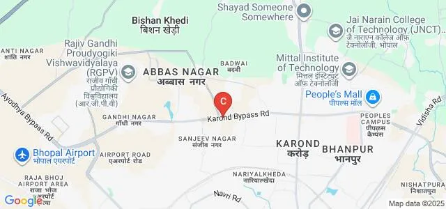Truba College of Science and Technology, Bhopal Map