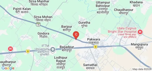 TMIMT College of Physical Education, Moradabad Map