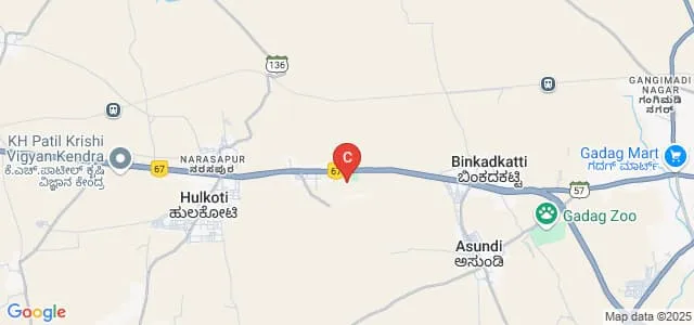 RTE Society's Rural Engineering College, Hulkoti Map