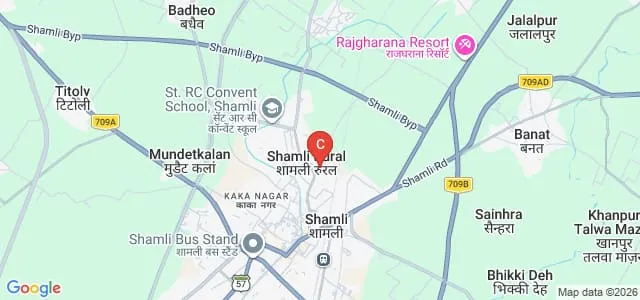 VV Post Graduate College, Shamli Map