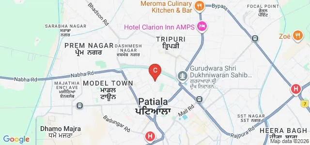 Government College of Education, Patiala Map