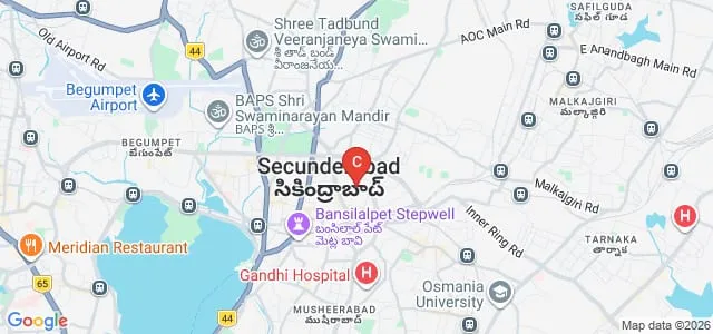 St Mary's College of Education, Secunderabad Map