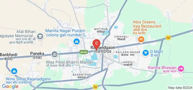 Balaji Institute of Technology Management and Research, Rajnandgaon Map
