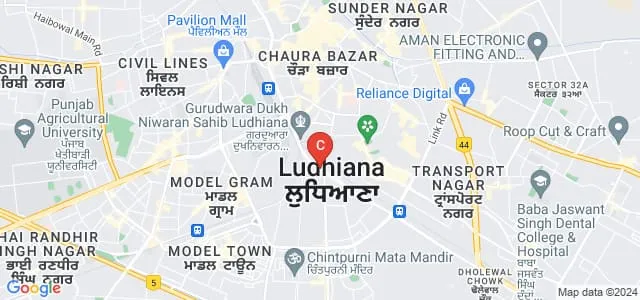A S College, Khanna Map